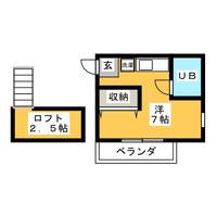 荒川ハイツの間取り