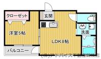 ティーレグノ羽犬塚Aの間取り