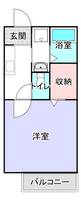 茨城県鹿嶋市大字宮中(アパート)の賃貸物件の間取り