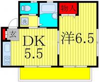 コーポ島の間取り