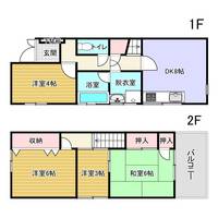 奈良県奈良市東九条町(一戸建)の賃貸物件の間取り