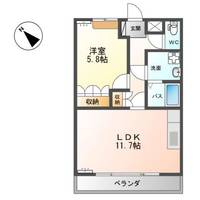 栃木県小山市大字羽川(アパート)の賃貸物件の間取り