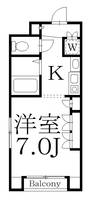 東京都中野区中央3(マンション)の賃貸物件の間取り