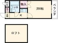 兵庫県加古川市尾上町口里(アパート)の賃貸物件の間取り
