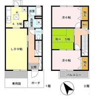 兵庫県加古川市尾上町旭2(一戸建)の賃貸物件の間取り
