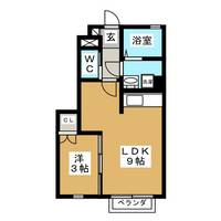 ボナール ディアコートIIの間取り