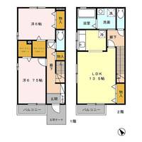 栃木県宇都宮市宮の内3(アパート)の賃貸物件の間取り