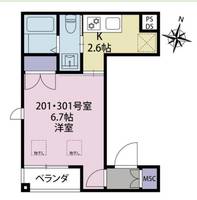 東京都江東区福住1(マンション)の賃貸物件の間取り