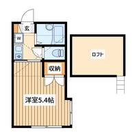 神奈川県横浜市緑区中山6(アパート)の賃貸物件の間取り
