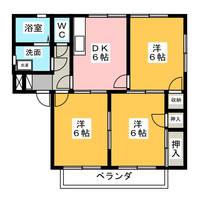 福地ハイツの間取り