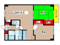 ウインド-東野の間取り