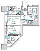 スパシエ蒲田グランドタワーの間取り