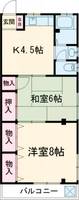 稲付ハイツの間取り