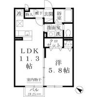 兵庫県丹波篠山市宇土(アパート)の賃貸物件の間取り