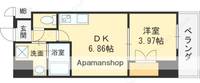 大阪府大阪市港区市岡1(マンション)の賃貸物件の間取り