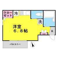 東京都新宿区山吹町(アパート)の賃貸物件の間取り