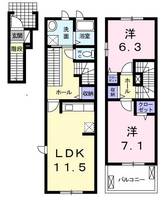 物件の間取り画像