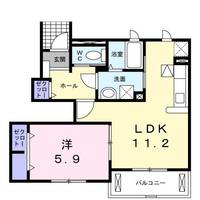 サンメゾン津高の間取り