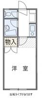 コーポラス新富の間取り