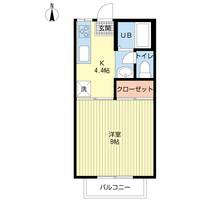 クレスト小串B棟の間取り