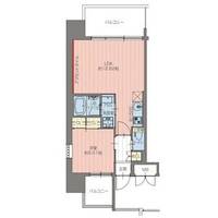 大阪府大阪市淀川区新高2(マンション)の賃貸物件の間取り