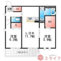 物件の間取り画像