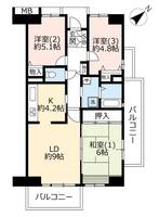 物件の間取り画像