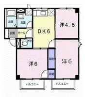 岐阜県山県市高富(アパート)の賃貸物件の間取り