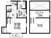 埼玉県さいたま市大宮区桜木町2(アパート)の賃貸物件の間取り