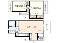 物件の間取り画像