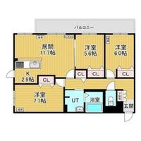物件の間取り画像