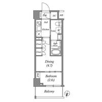 東京都北区志茂2(マンション)の賃貸物件の間取り