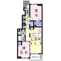 エスポア B棟の間取り