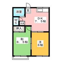 小山ハイツA棟の間取り
