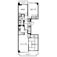 シティ能見台ふれあいの街D棟の間取り