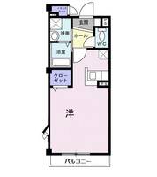 栃木県宇都宮市平松本町(マンション)の賃貸物件の間取り