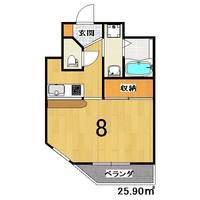 菊岡家 弁財天館の間取り