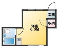 東京都文京区向丘2(マンション)の賃貸物件の間取り