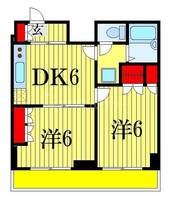 千葉県船橋市宮本1(マンション)の賃貸物件の間取り