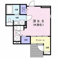 東京都調布市調布ケ丘3(アパート)の賃貸物件の間取り