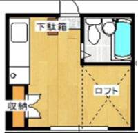 東京都八王子市高尾町(アパート)の賃貸物件の間取り