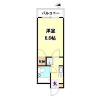 神奈川県川崎市中原区下小田中1(マンション)の賃貸物件の間取り