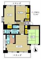 サン戸越の間取り