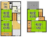 兵庫県尼崎市東難波町3(一戸建)の賃貸物件の間取り