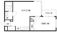 東京都調布市布田4(マンション)の賃貸物件の間取り