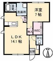 シャーメゾンBe’seの間取り