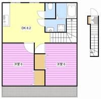 オレンジハウスAの間取り