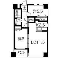 ノヴァ学園前の間取り