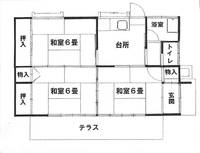 宮城県仙台市太白区袋原1(一戸建)の賃貸物件の間取り