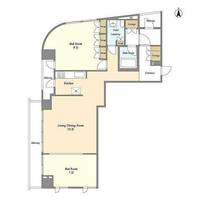 東京都目黒区中根1(マンション)の賃貸物件の間取り